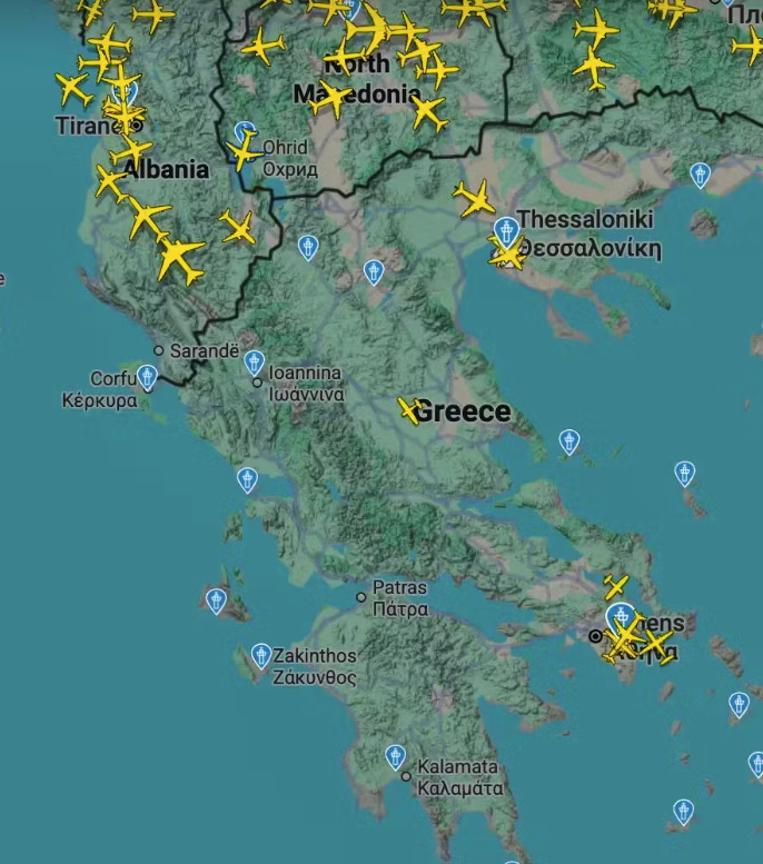 Heute.at - Luftraum über Griechenland komplett gesperrt