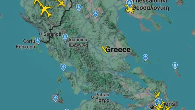 Heute.at - Luftraum über Griechenland komplett gesperrt