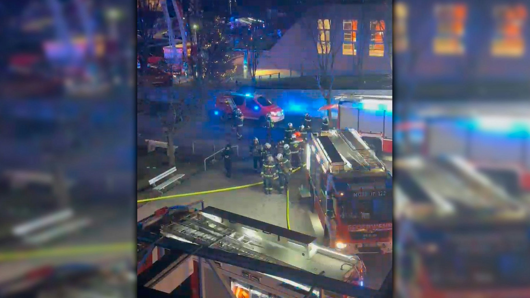 Heute.at - Nächtlicher Großeinsatz! Feuer in Liesinger Wohnhaus