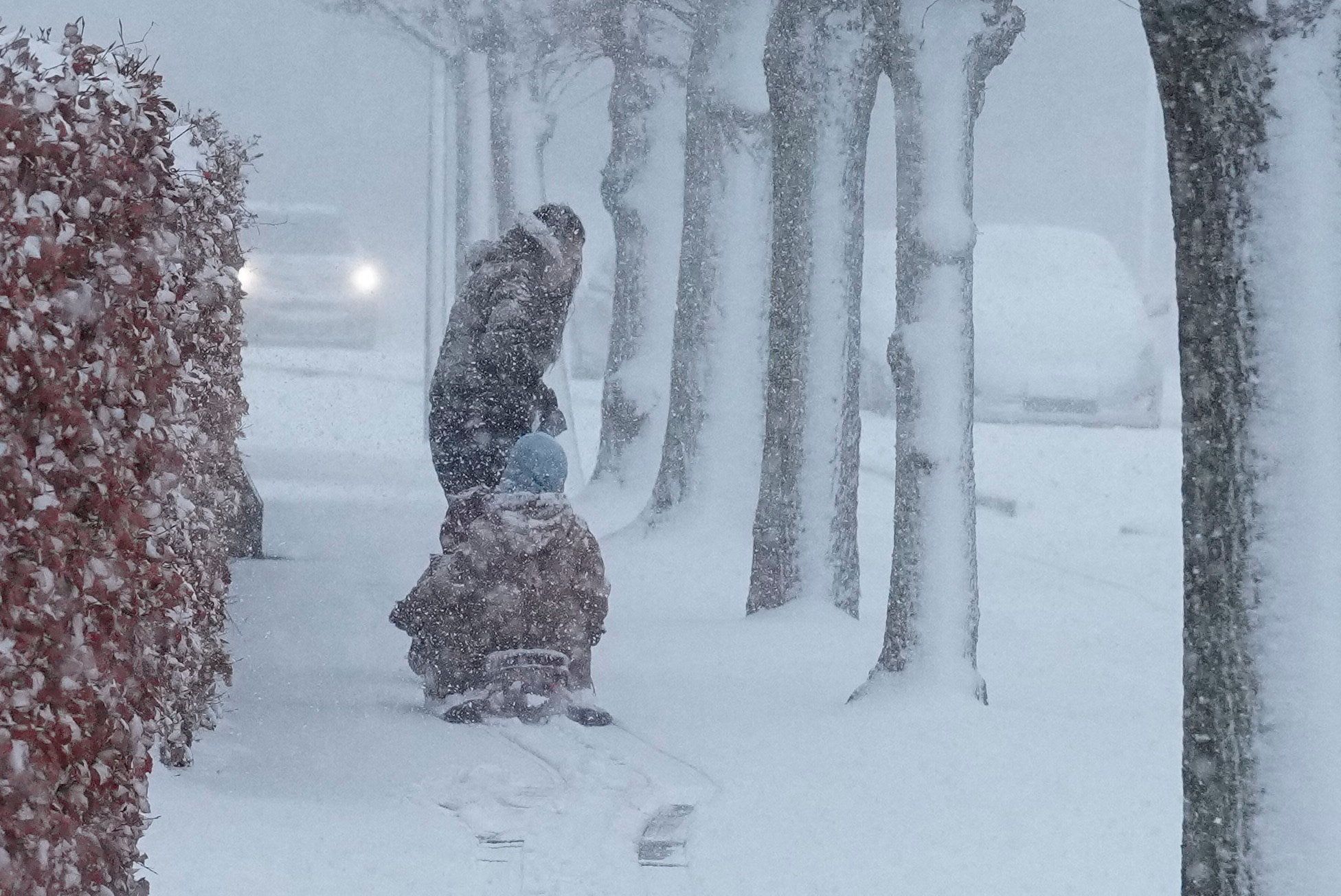 Teile Europas versinken im Winter-Chaos. (Symbolbild)