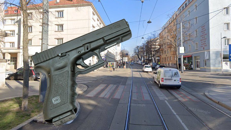 Home Invasion in der Sandleitengasse im Grätzl beim Kongresspark.