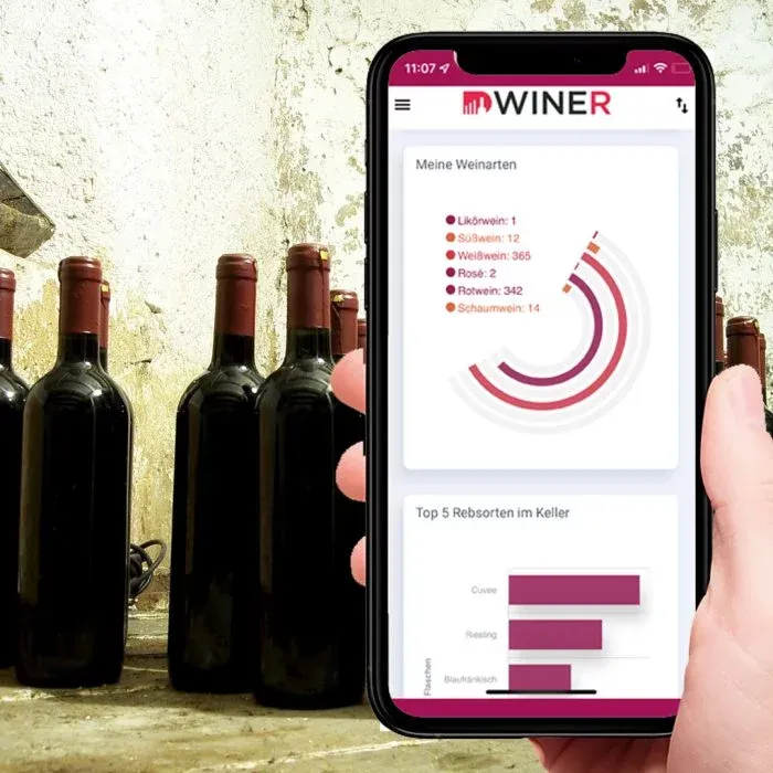 Heute.at - Diese Wein-App aus OÖ macht Keller digital