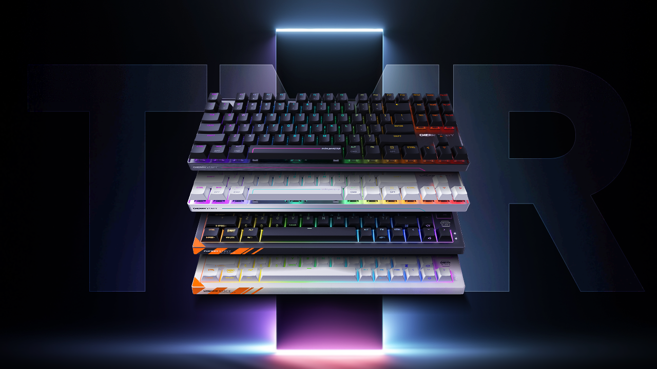 Cherry Xtrfy präsentiert erstmals Tastaturen mit TMR-Technologie.