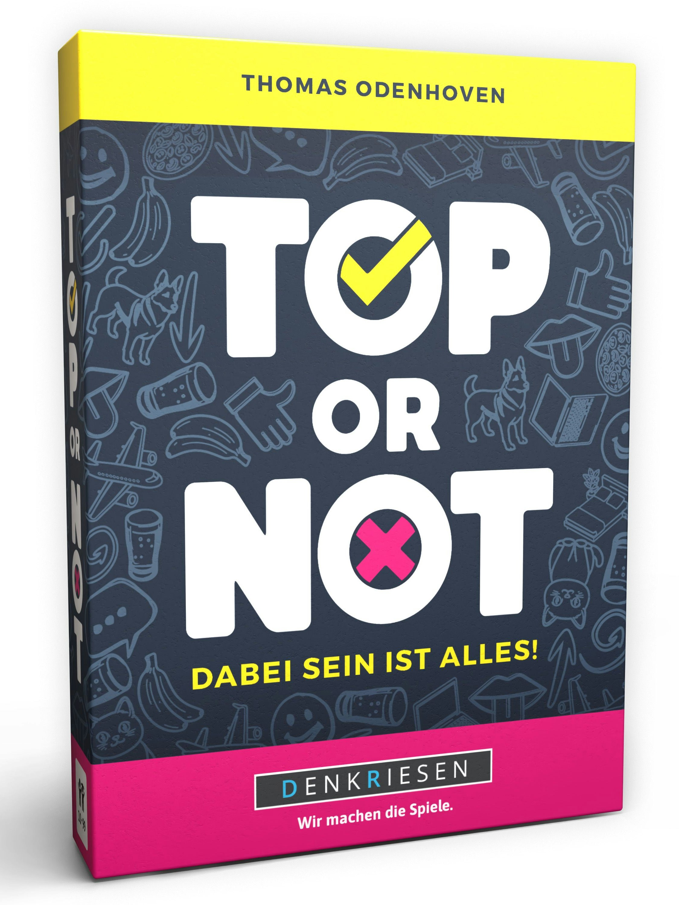 "Top or Not": Pointiertes Partyspiel für Diskussionstalente.