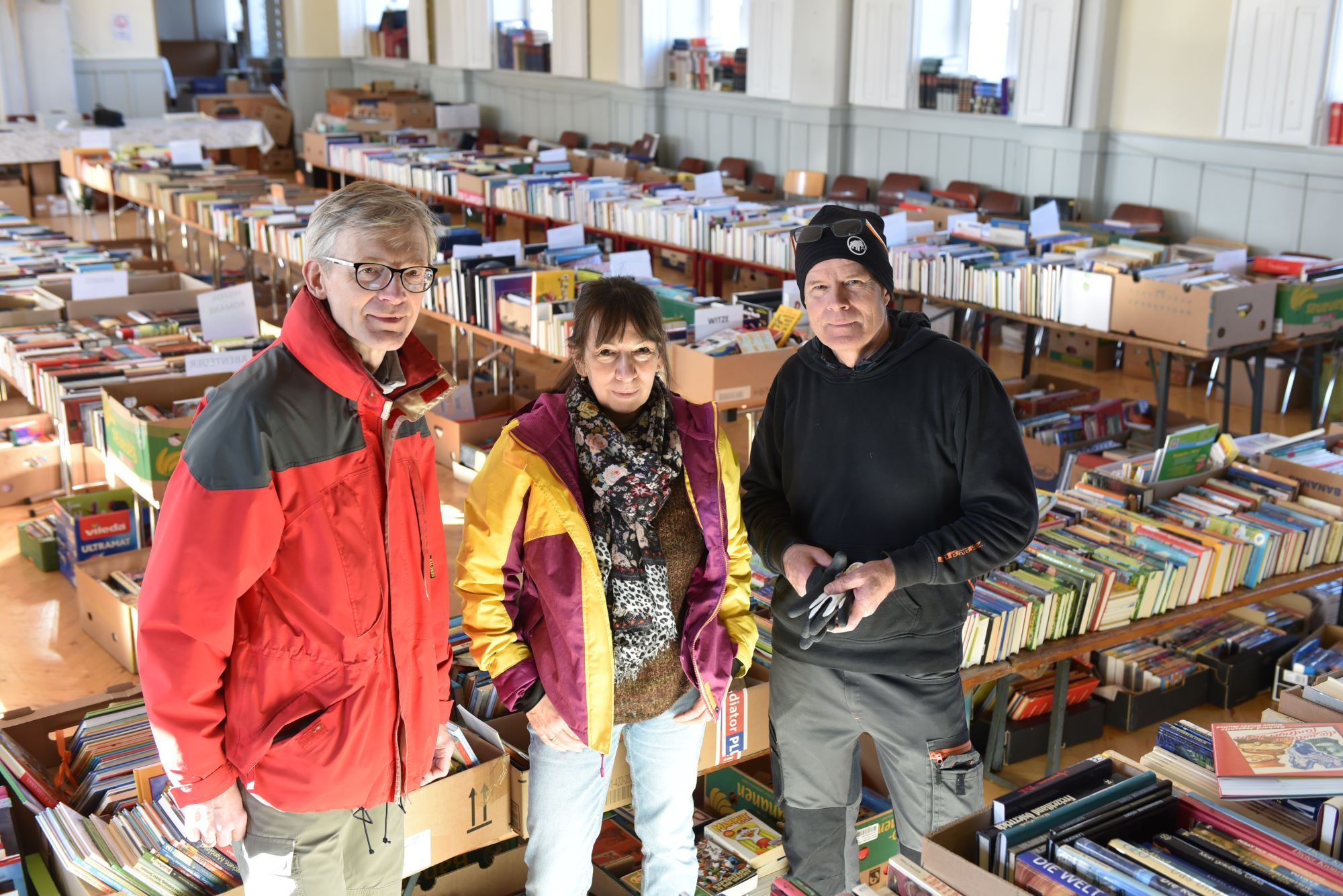 Im Jänner findet wieder der Bücherflohmarkt in Amstetten statt.