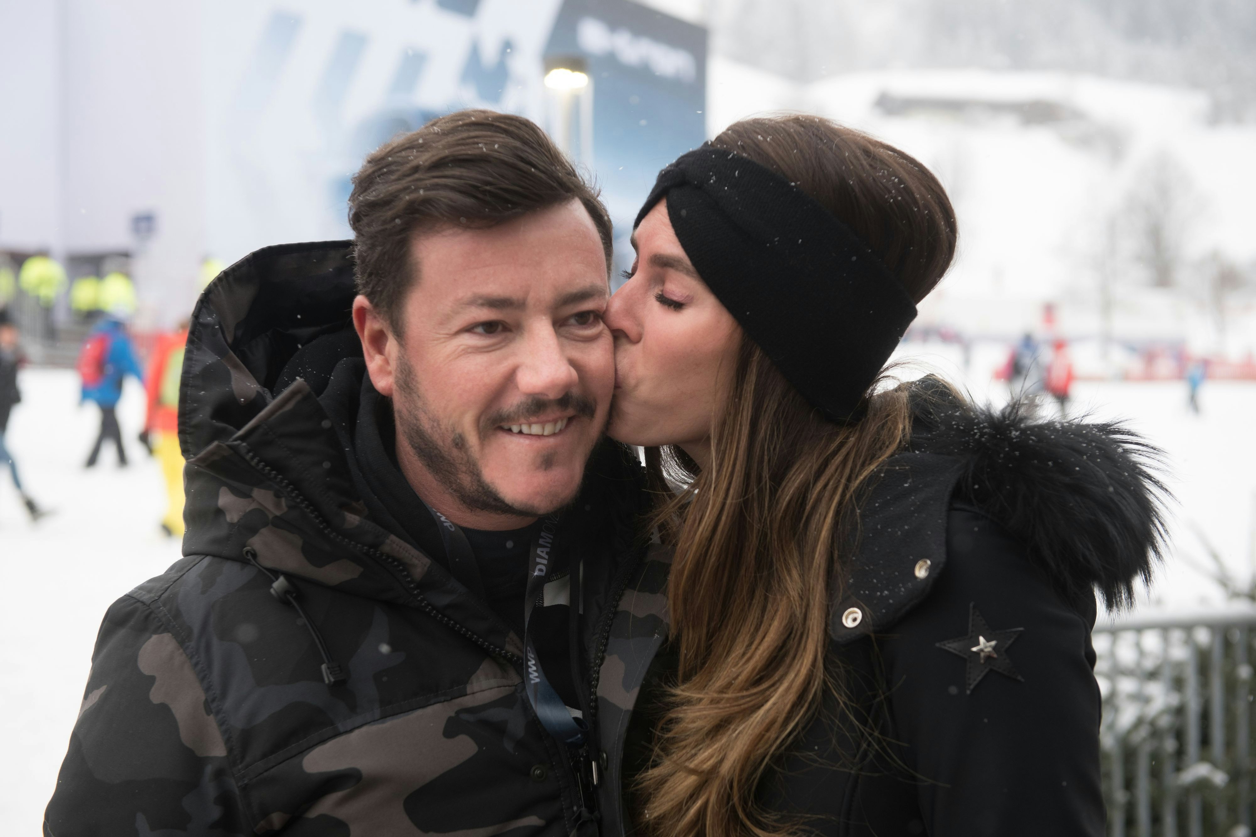René und Nathalie Benko beim Hahnenkammrennen 2019: In den "guten" Jahren schenkte der Signa-Gründer seiner Frau Schmuck, Kleidung und Reisen um mehrere Millionen Euro