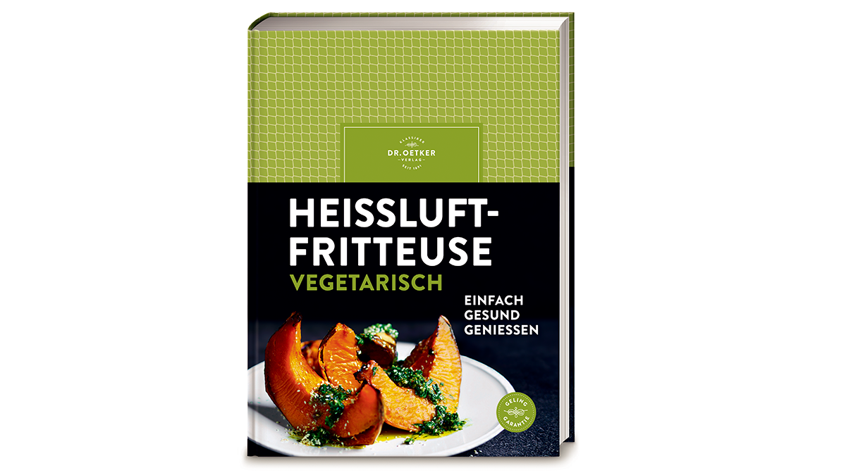 Heißluftfritteuse vegetarisch: 18,50 EUR (AT), ISBN: 978-3-7670-1944-7, Hardcover bebildert, 144 Seiten