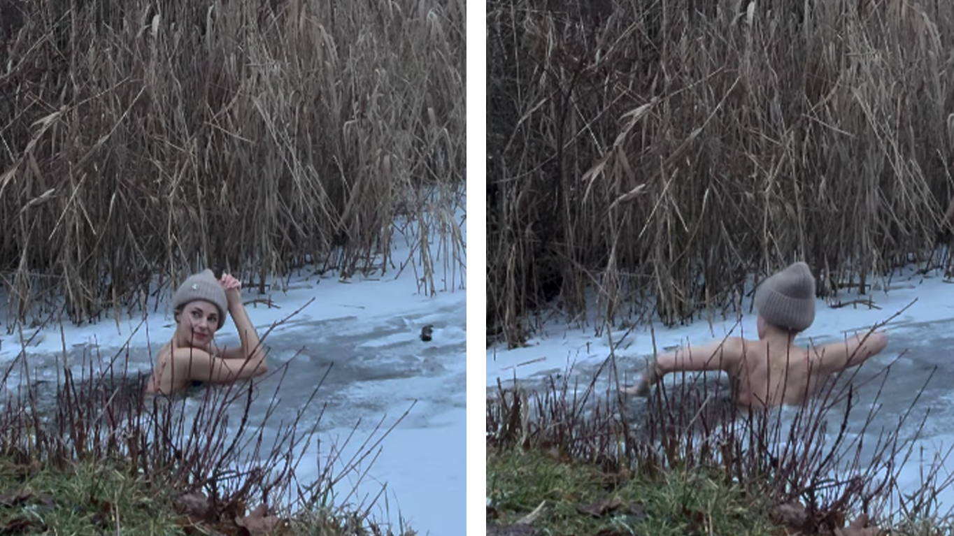 Silvia Schneider steigt ins Eis.