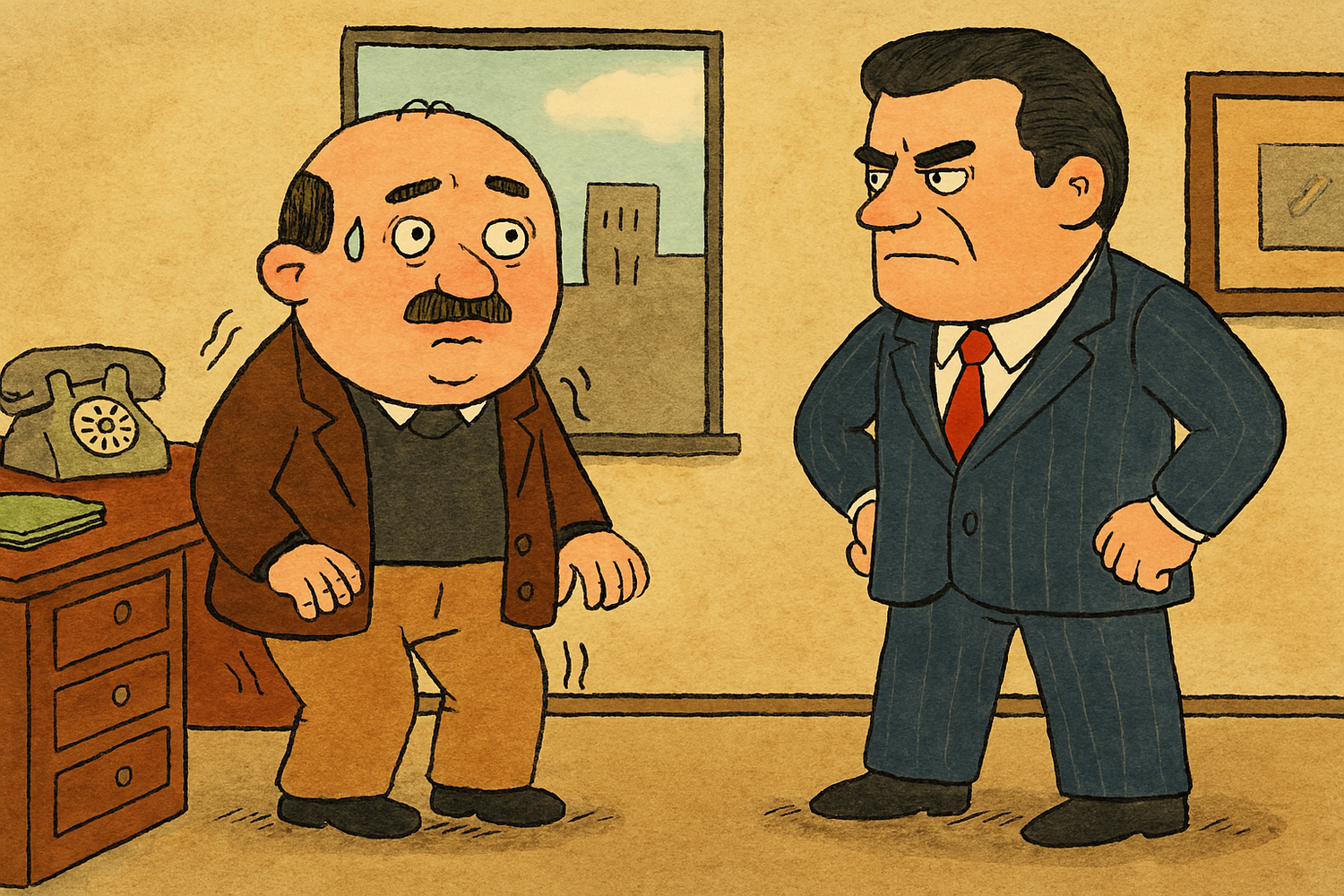 Heute.at - HERLICEK – 95. Folge: 12 Uhr mittags im Chefbüro