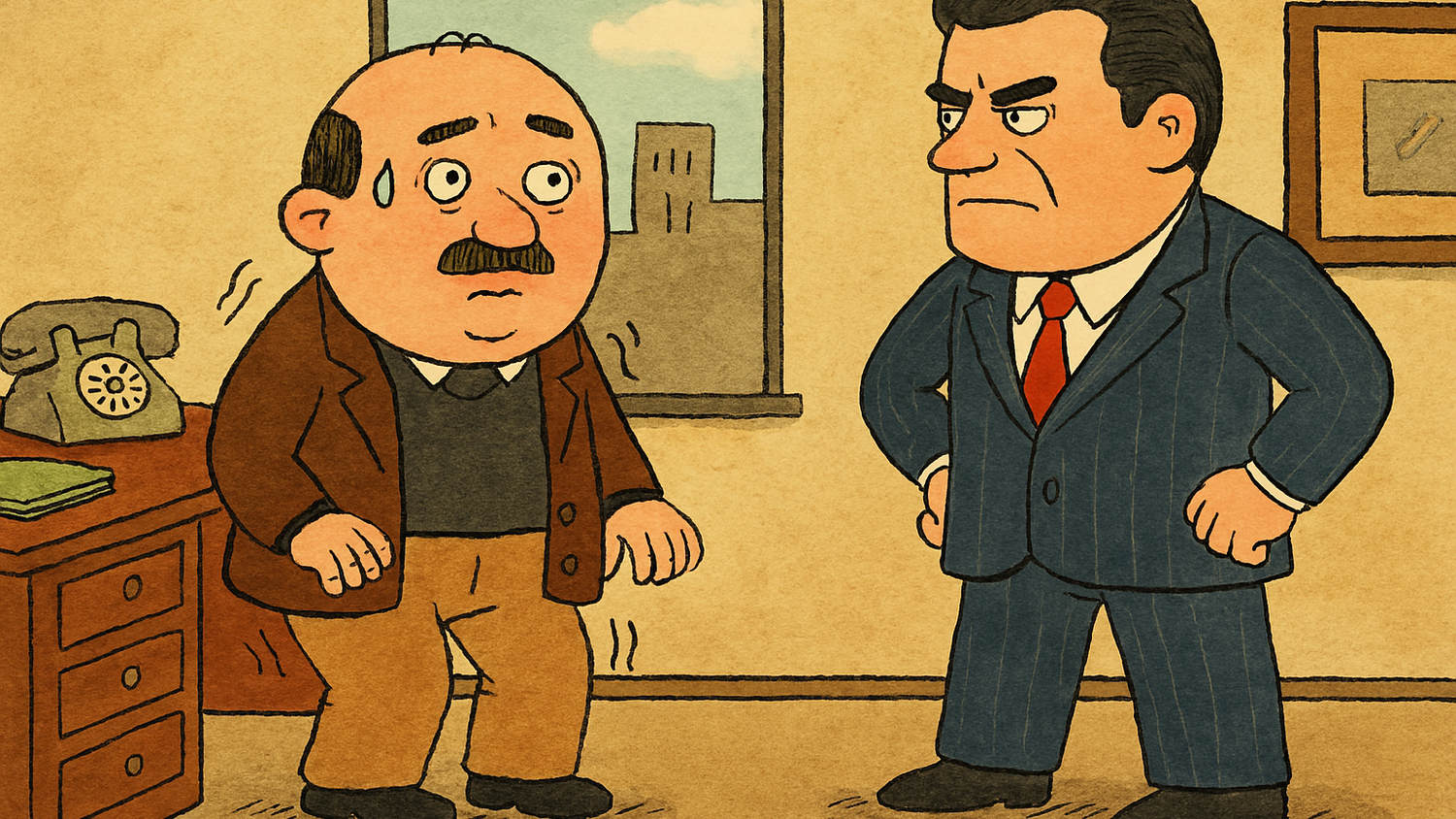 Heute.at - HERLICEK – 95. Folge: 12 Uhr mittags im Chefbüro