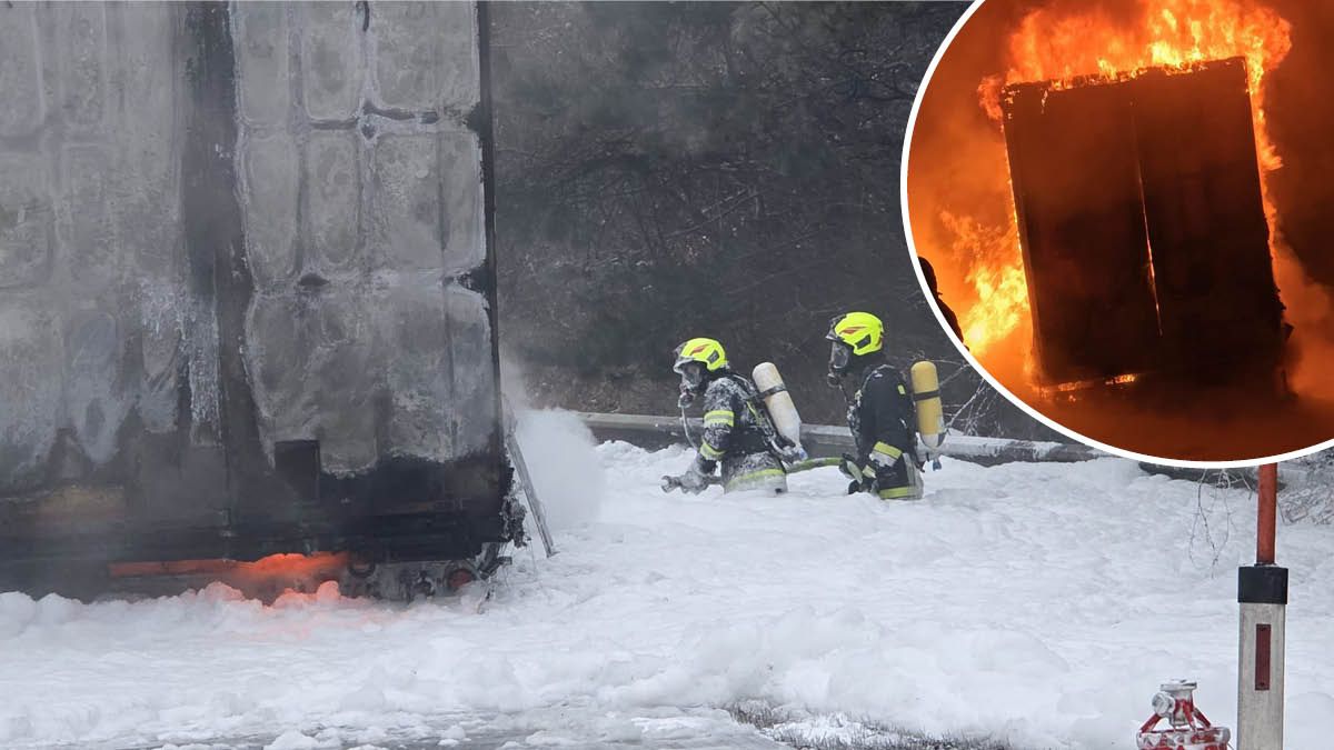 Heute.at - Beißender Gestank – Lkw fing bei Fahrt Feuer