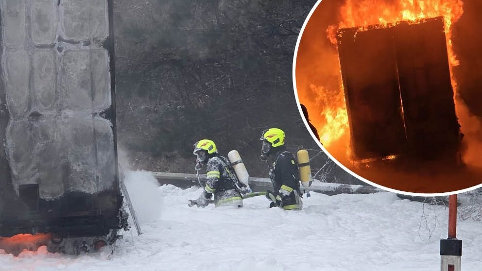 Heute.at - Beißender Gestank – Lkw fing bei Fahrt Feuer