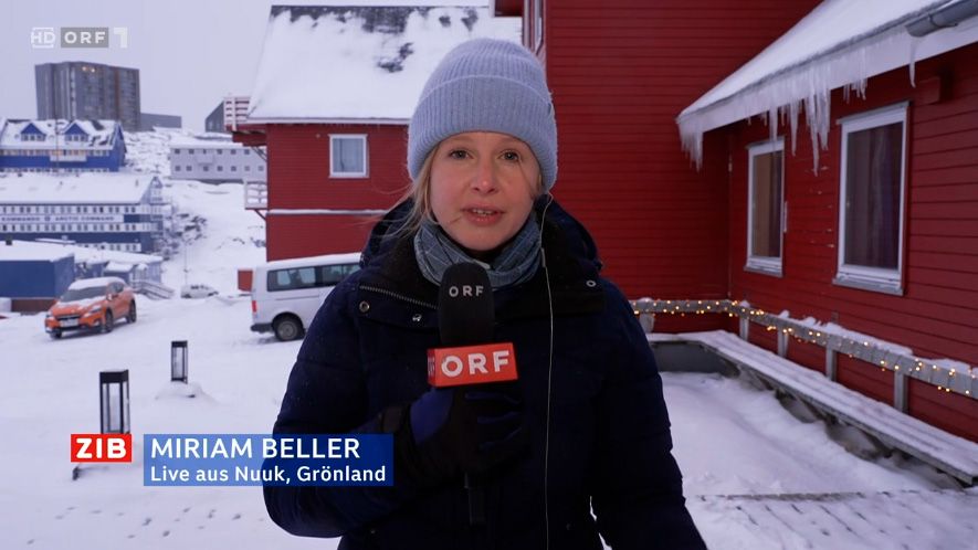 Heute.at - Nur wegen Trump – ORF schickt Reporterin nach Grönland