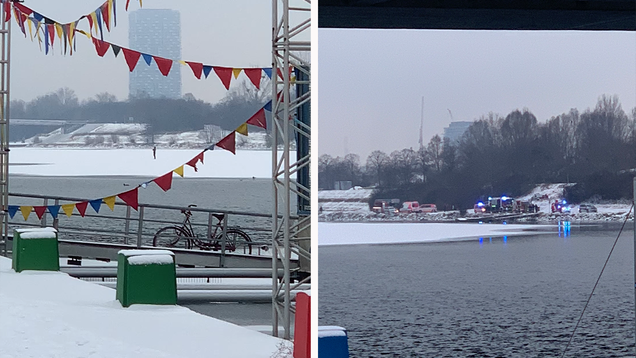 Heute.at - Im Eis eingebrochen! Mehrere Großeinsätze in Wien