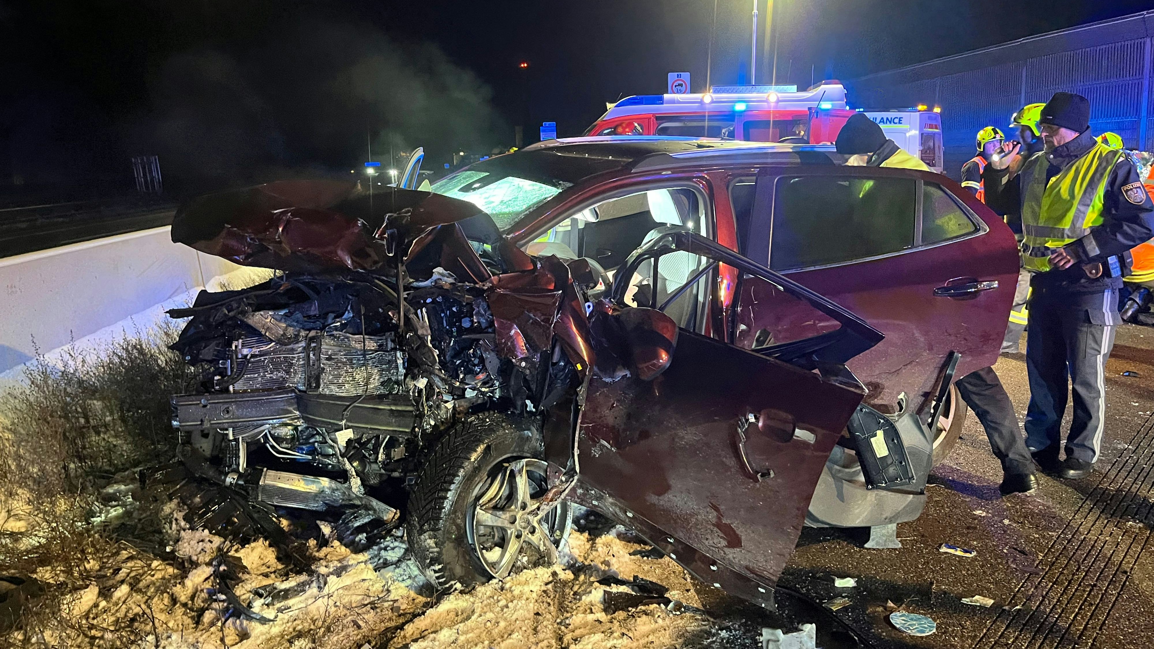 Geisterfahrer-Unfall forderte drei Schwerverletzte