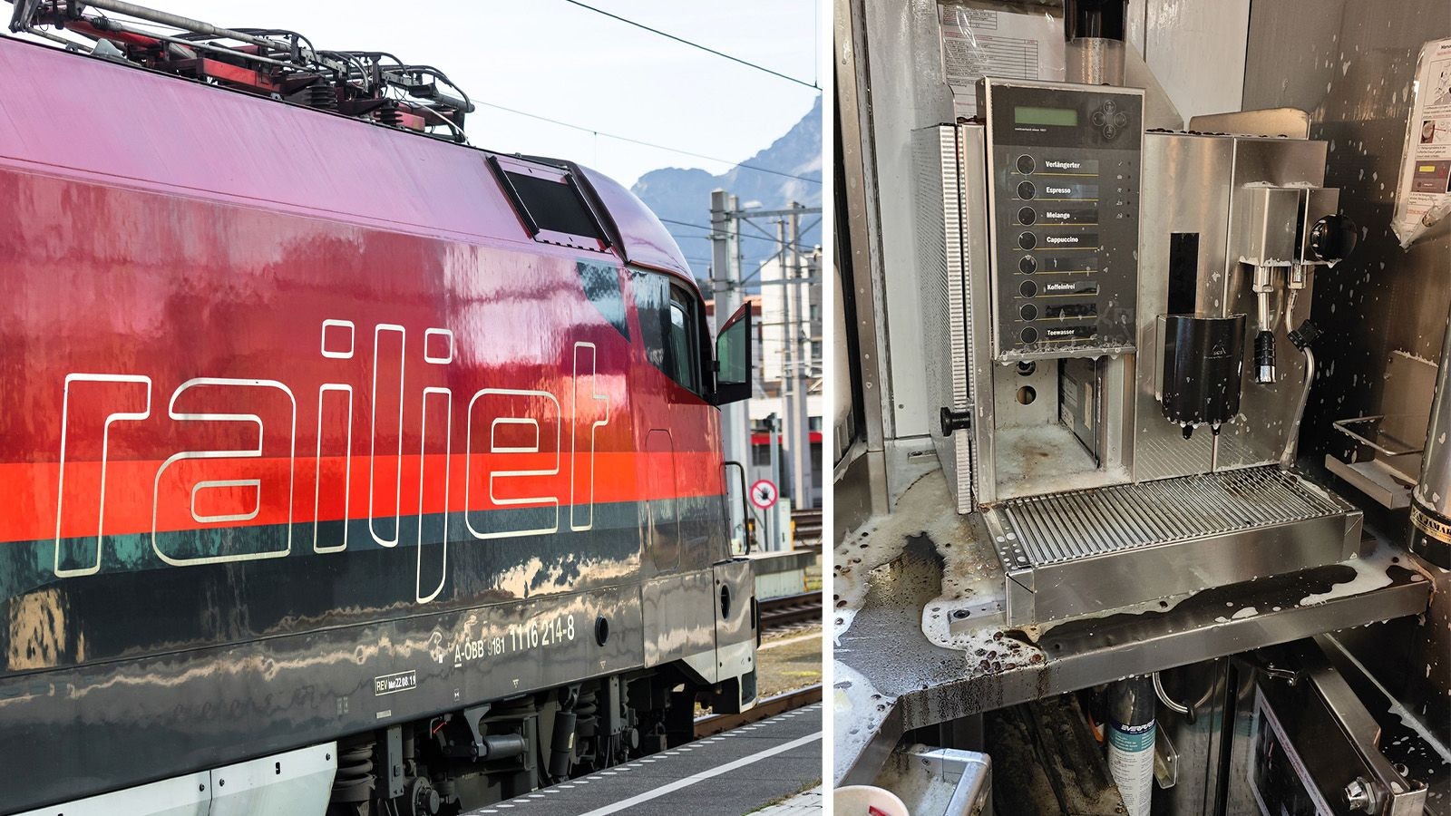 Heute.at - Feuer im Speisewagen! Railjet-Waggon geräumt
