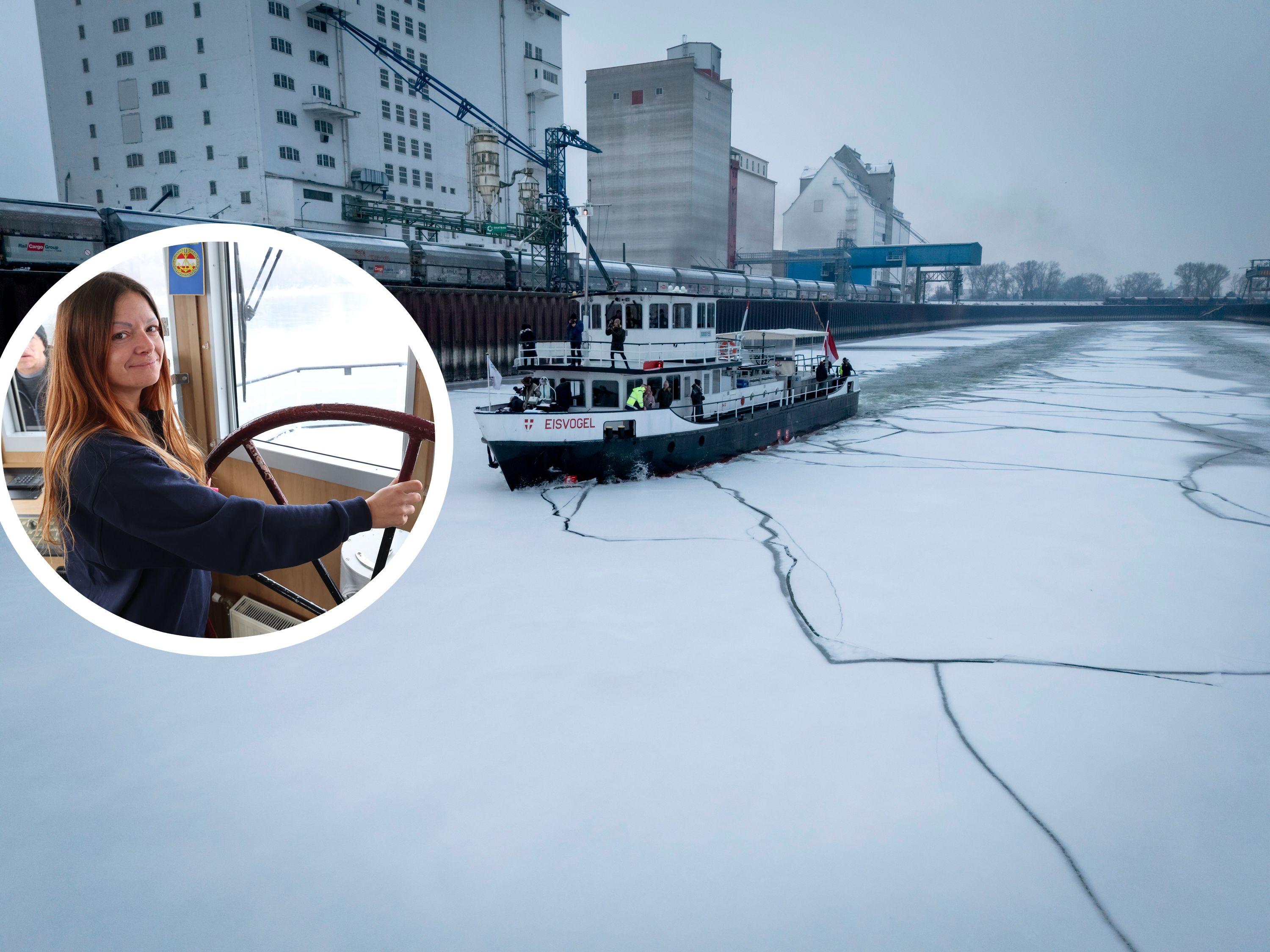 Heute.at - Wiens Eisbrecher erstmals seit 9 Jahren im Einsatz