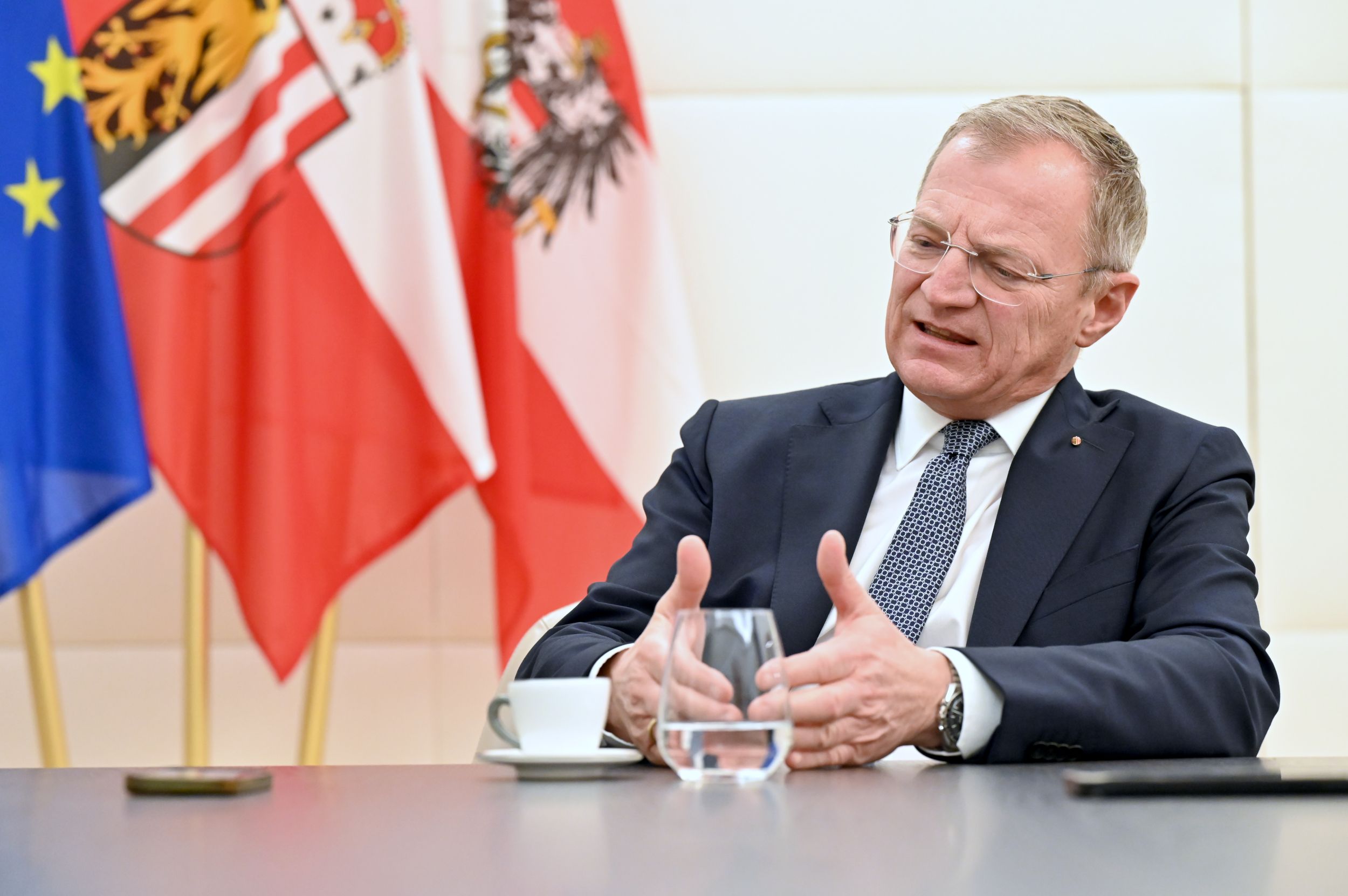OÖ-LH Thomas Stelzer ist ungeduldig.
