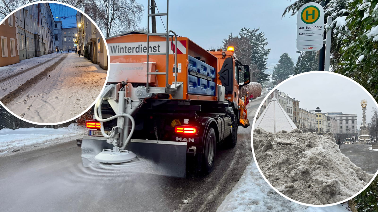 Heute.at - Nicht geräumt – Ärger über Schneechaos in der City