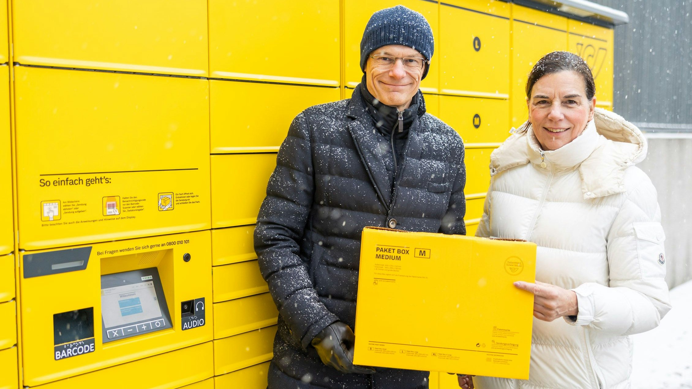 Walter Oblin, Generaldirektor, Österreichische Post AG und Christiane Wenckheim, Aufsichtsratsvorsitzende der Ottakringer Getränke AG sowie Aufsichtsratsmitglied der Österreichischen Post AG.