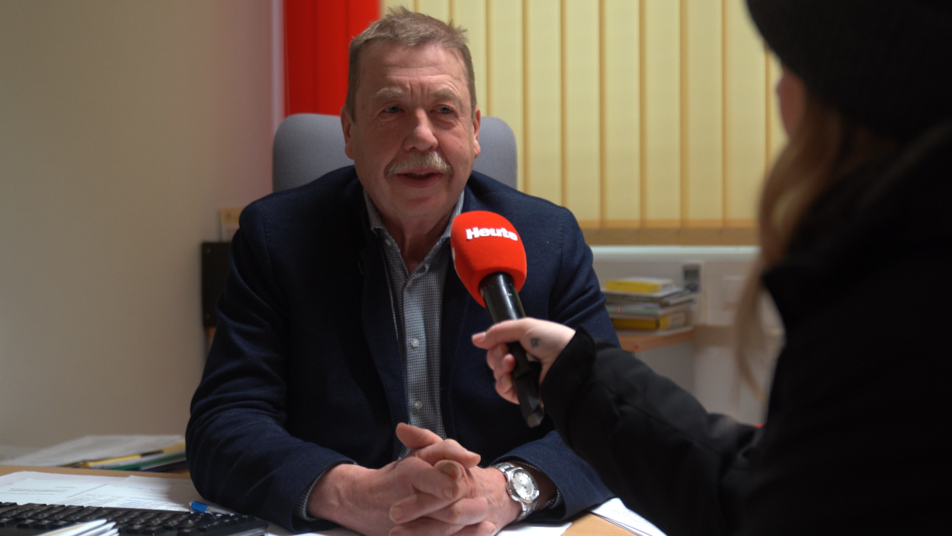 Josef Tatzber, Bürgermeister von Wilfersdorf, im <em>