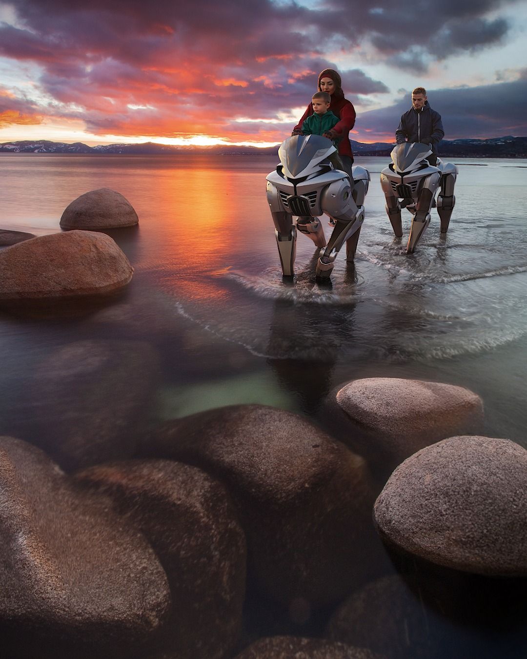 Heute.at - Kein Witz! Kawasaki sattelt auf Reit-Roboter um