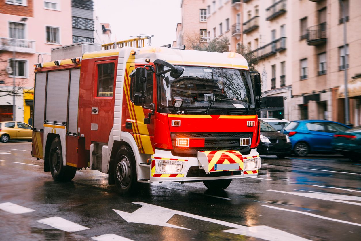 In Madrid kam es zu einem Feuer in einer Bar.