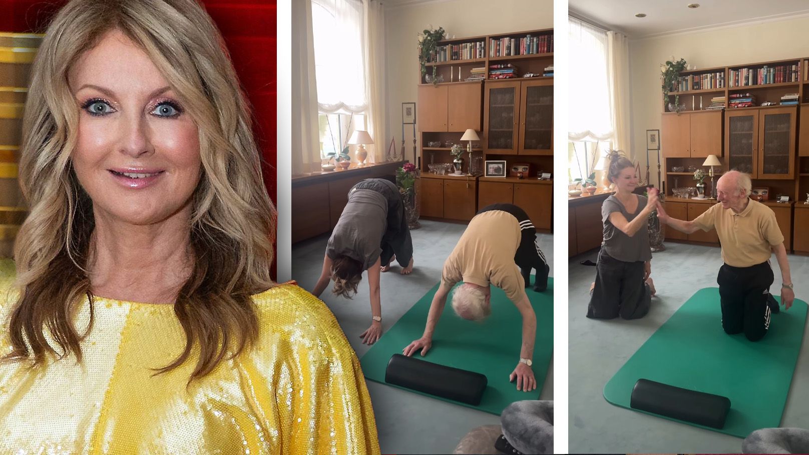 Heute.at - Frauke Ludowig sportelt mit ihrem 92-jährigen Papa