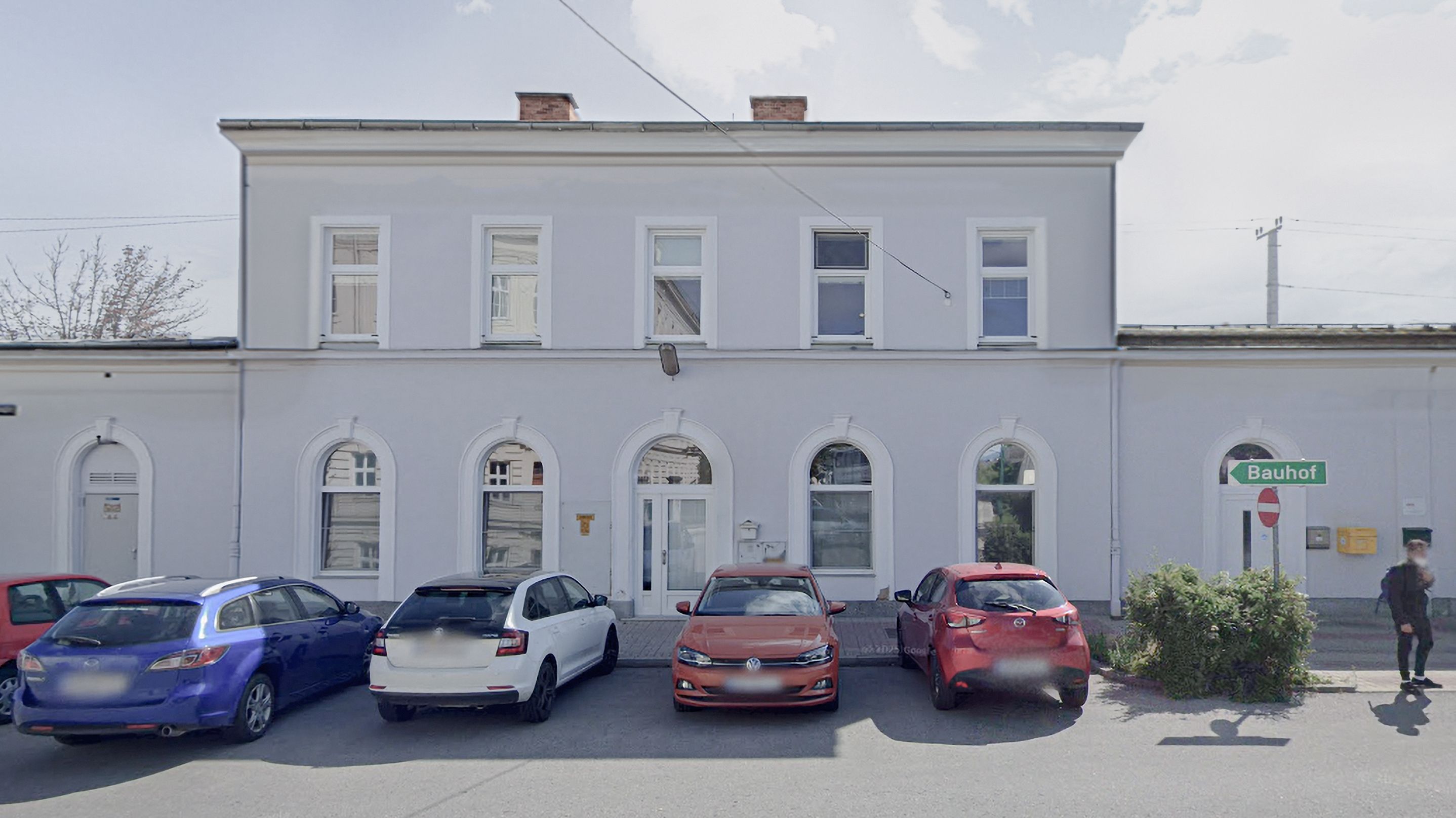 Der Bahnhof in Felixdorf.