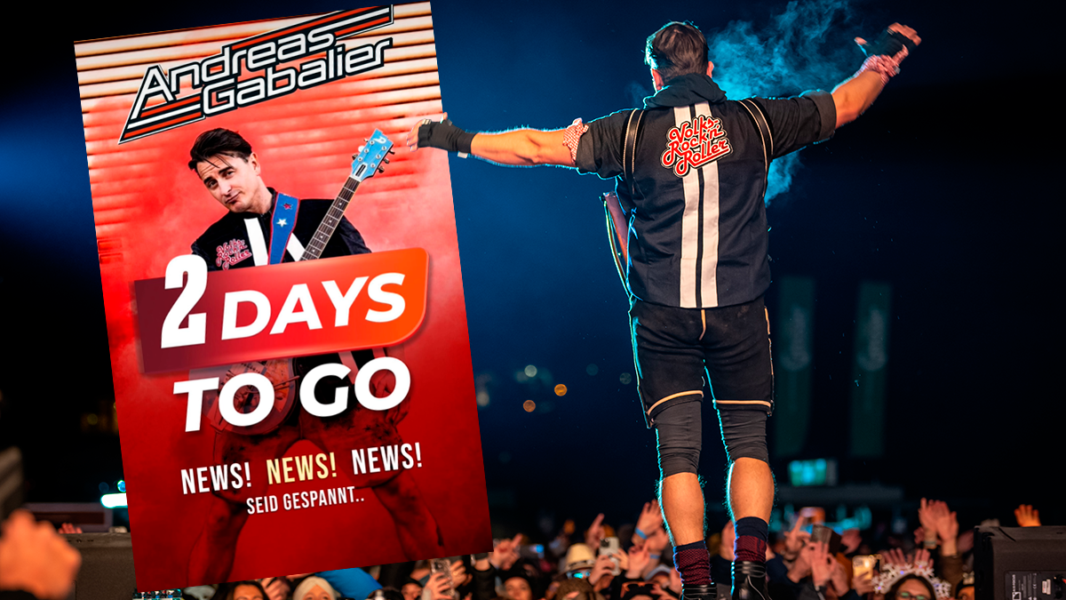 Am Mittwoch kündigte <strong>Andreas Gabalier</strong> News an: 