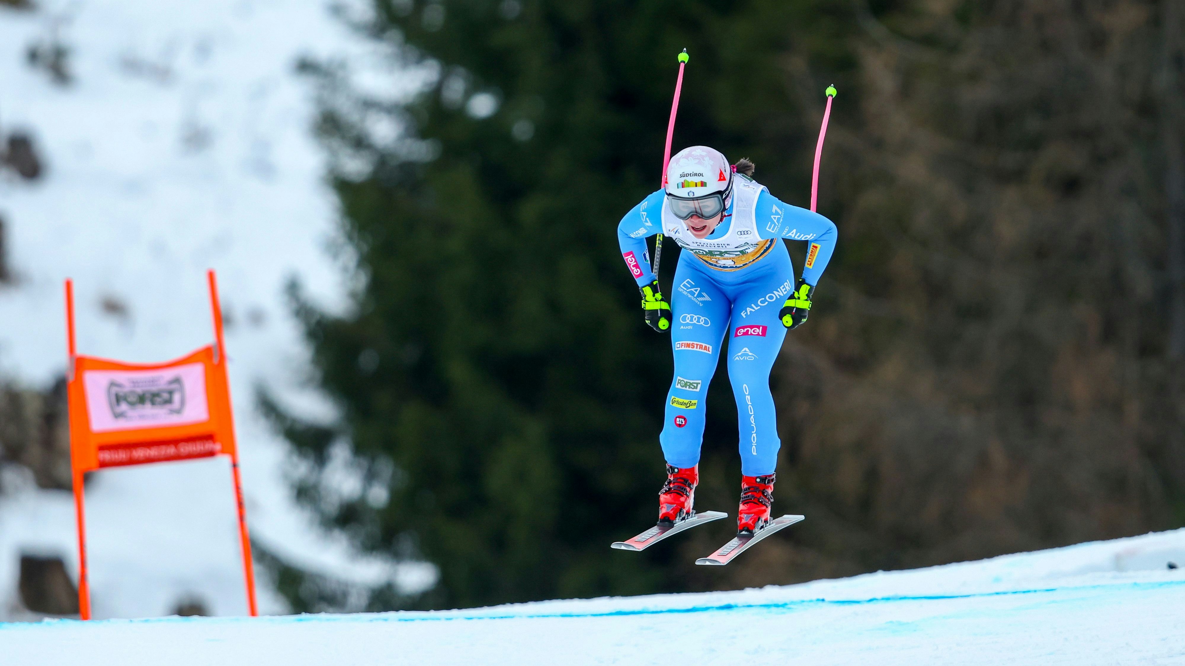 TARVISIO,ITALY,17.JAN.26 - ALPINE SKIING - FIS World Cup, downhill, ladies. Image shows Nicol Delago (ITA). Photo: GEPA pictures/ Harald Steiner