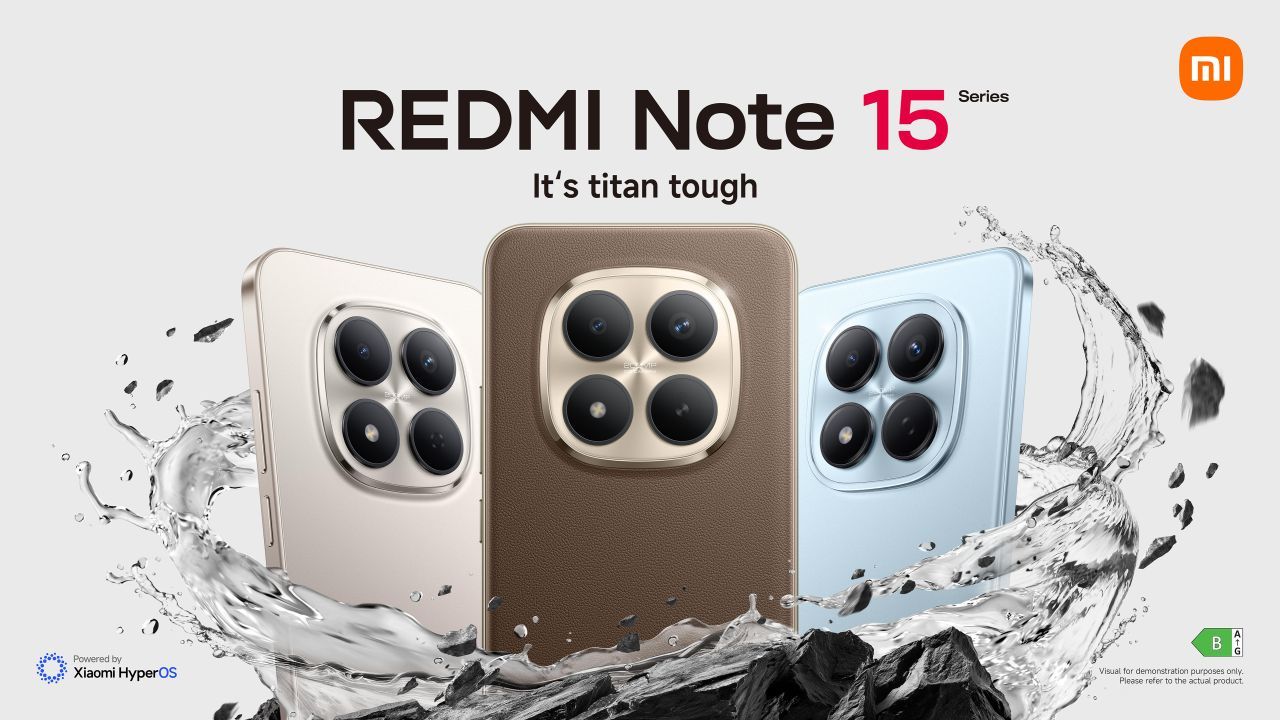 Gleich fünf verschieden ausgestattete Modelle der Redmi Note 15 Serie kommen auf den Markt.