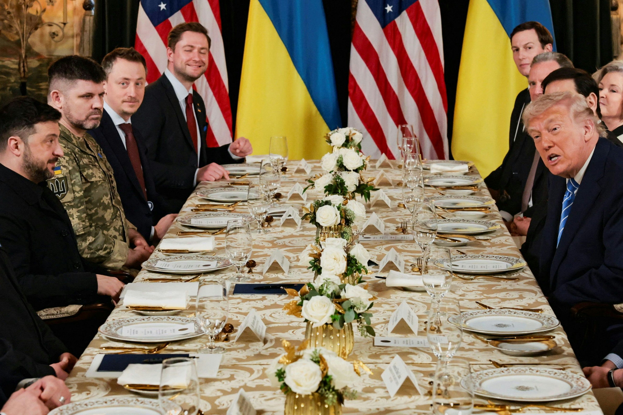 Ambivalente Beziehung: US-Präsident Donald Trump mit seinem ukrainischen Amtskollegen Volodymyr Selenskyj