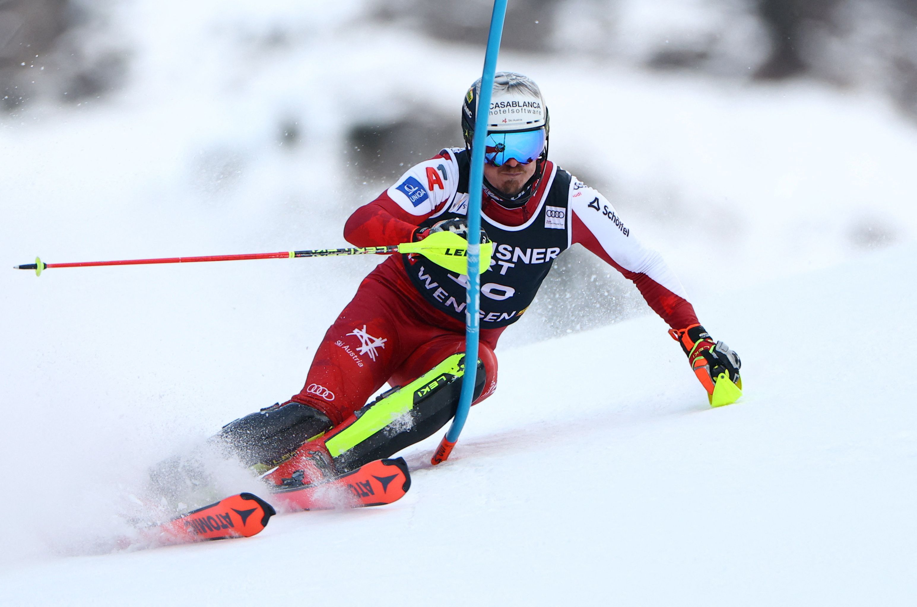 Manuel Feller fiel im Finale zurück. 