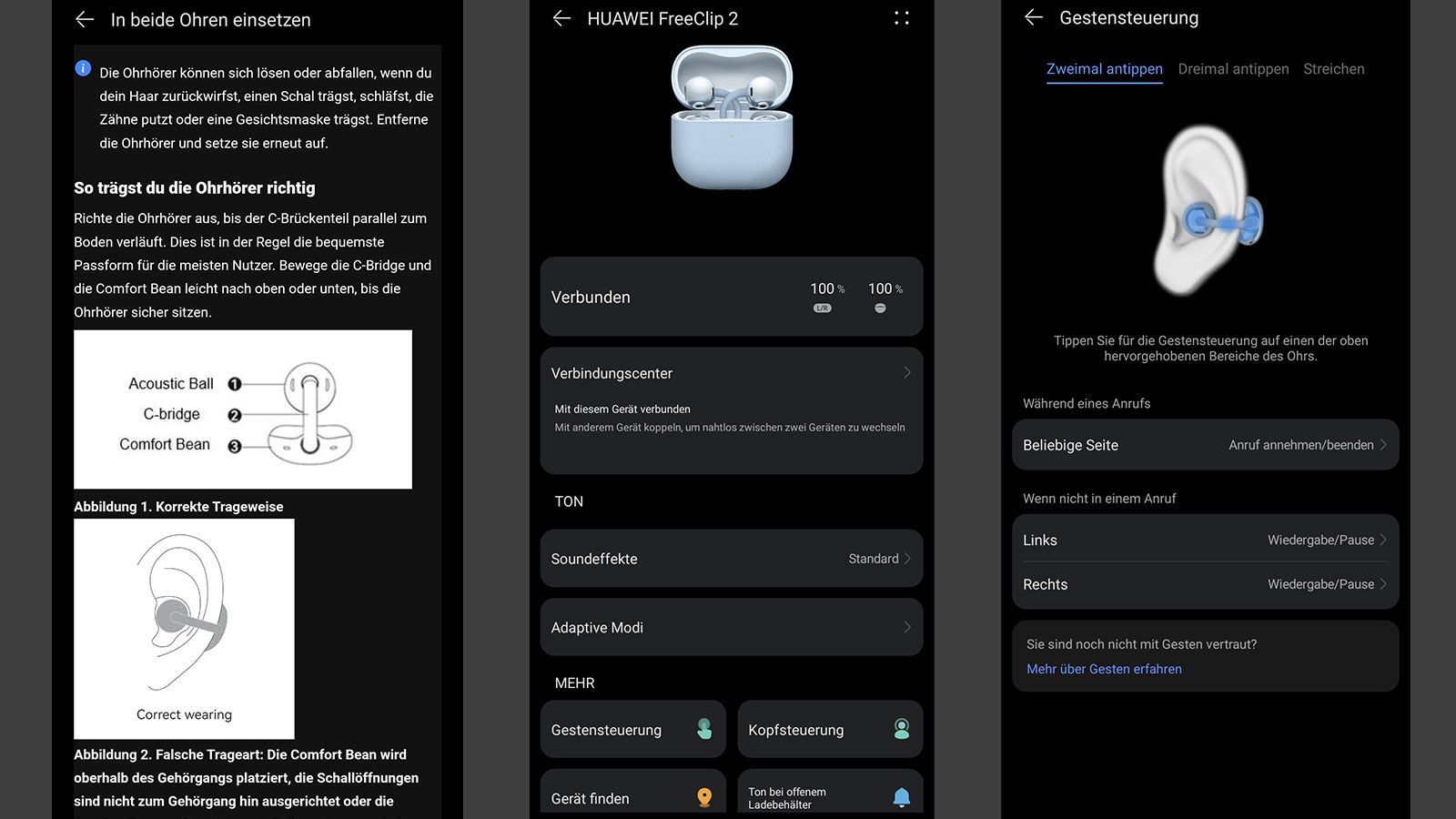 Über die "AI Life"-App für Harmony, EMUI, Android und iOS stehen alle wichtigen Einstellungen zur Verfügung.