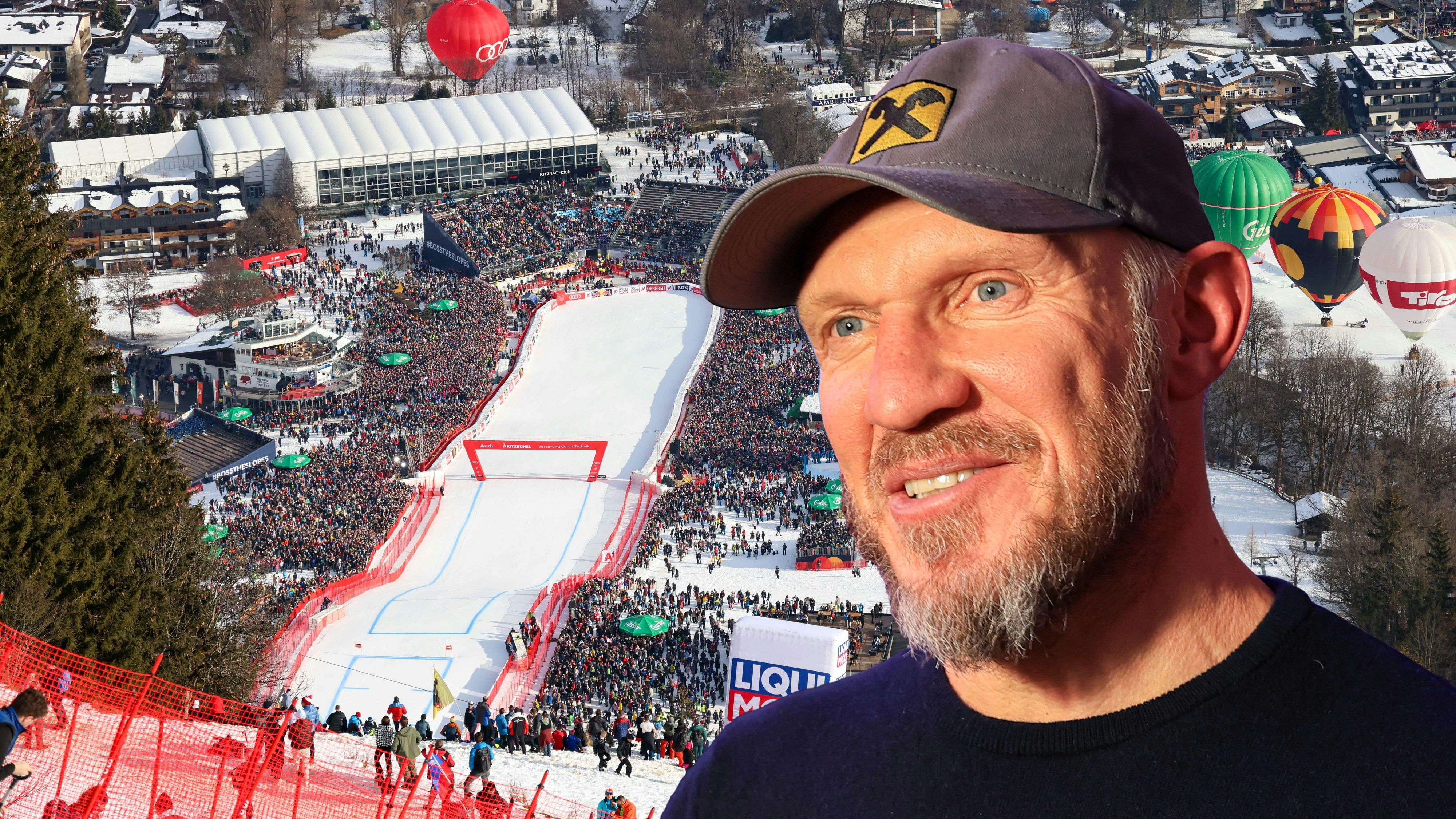 Hermann Maier wird den Super-G von Kitzbühel live verfolgen.