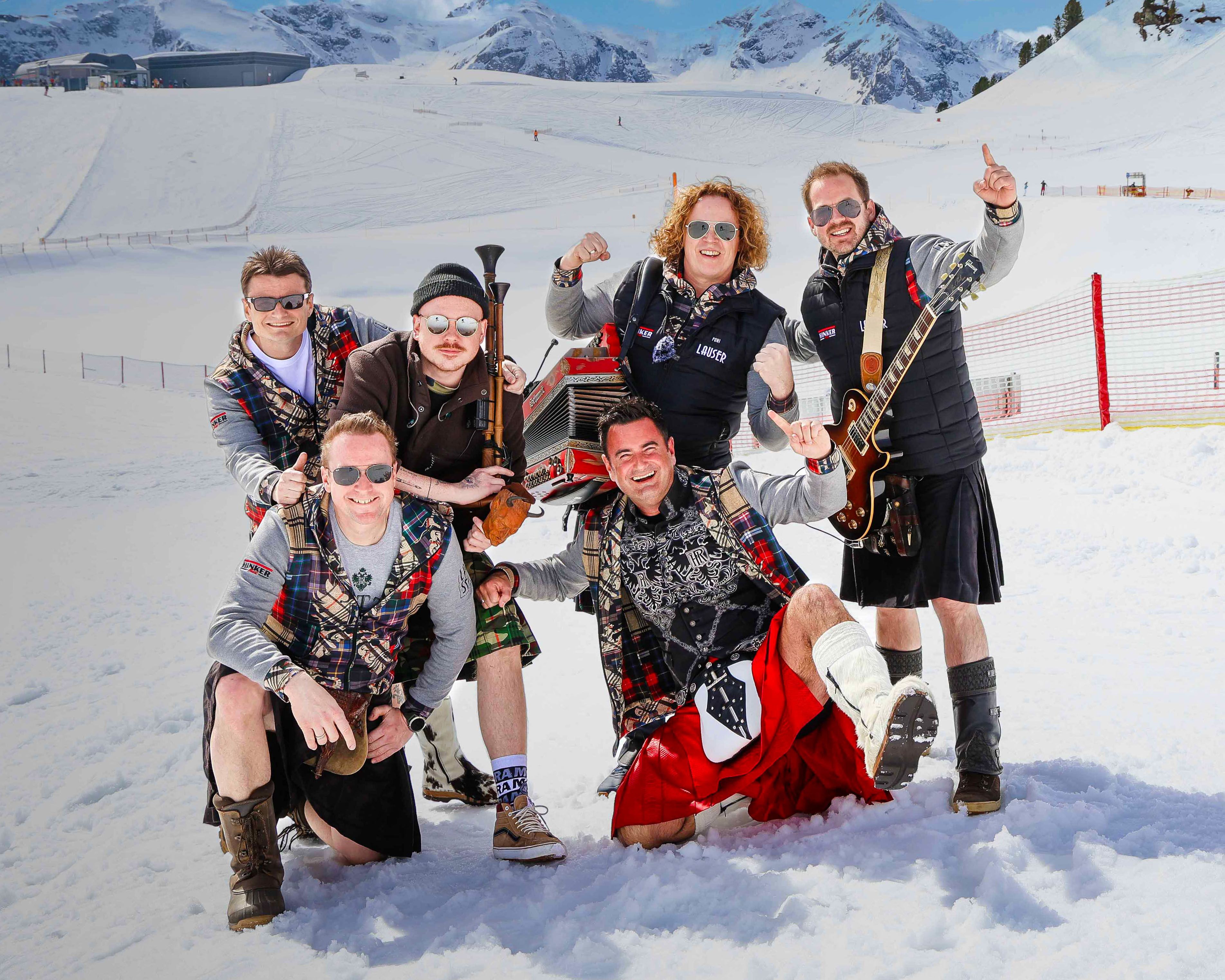 Heute.at - Einmal Kilt, immer Kilt, wurscht wie kalt es wird