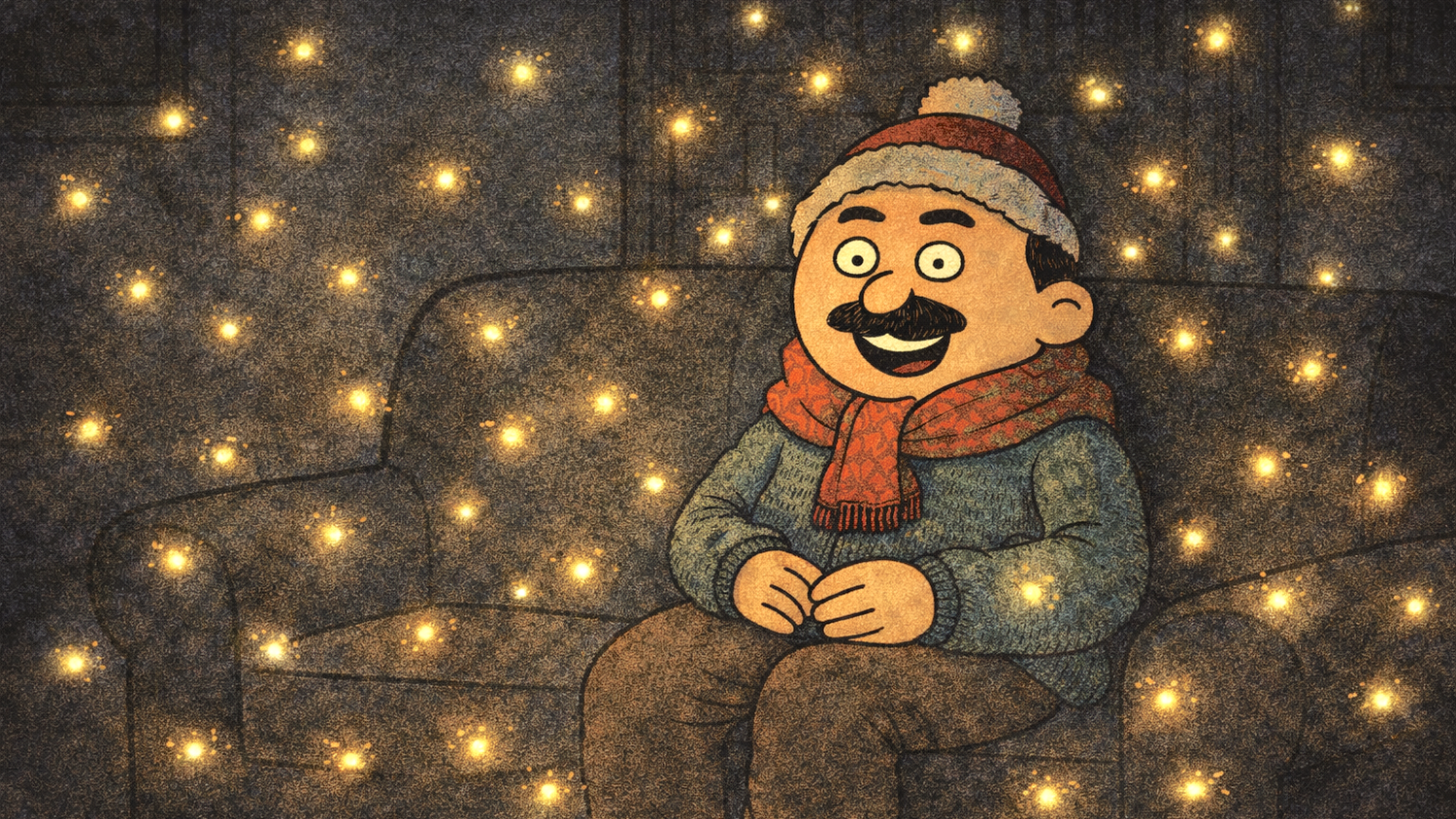 Komischer Kauz: Womit erhellt Herlicek seine Gemeindebauwohnung?