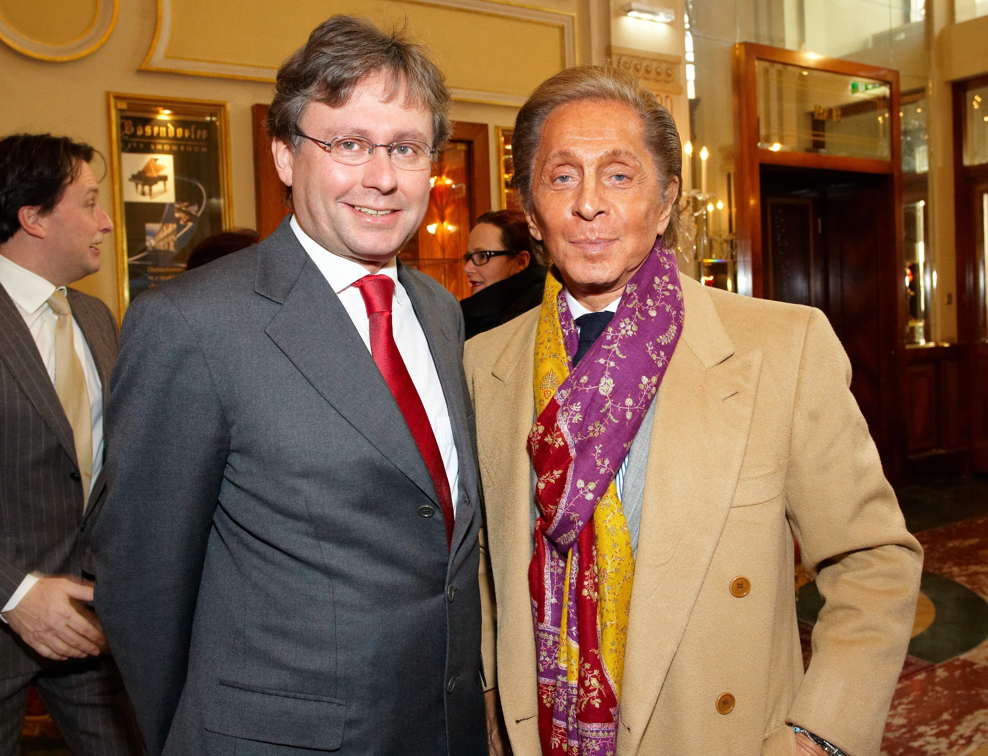 Alexander Wrabetz mit Valentino Garavani.