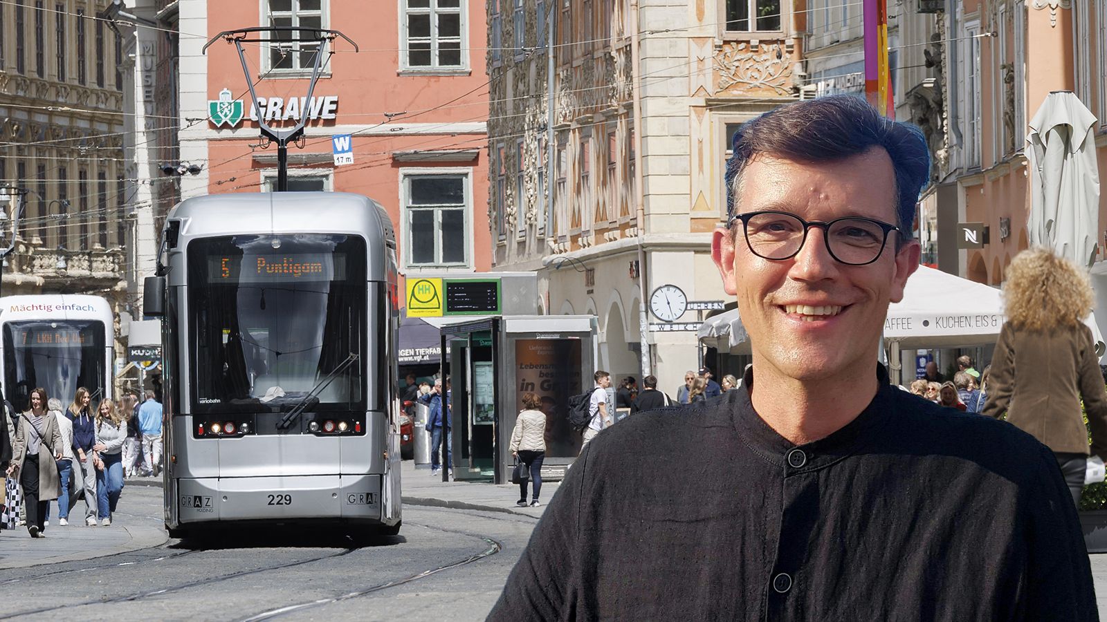 Neos-Chef Philipp Pointner soll vor eine Straßenbahn gesprungen sein.