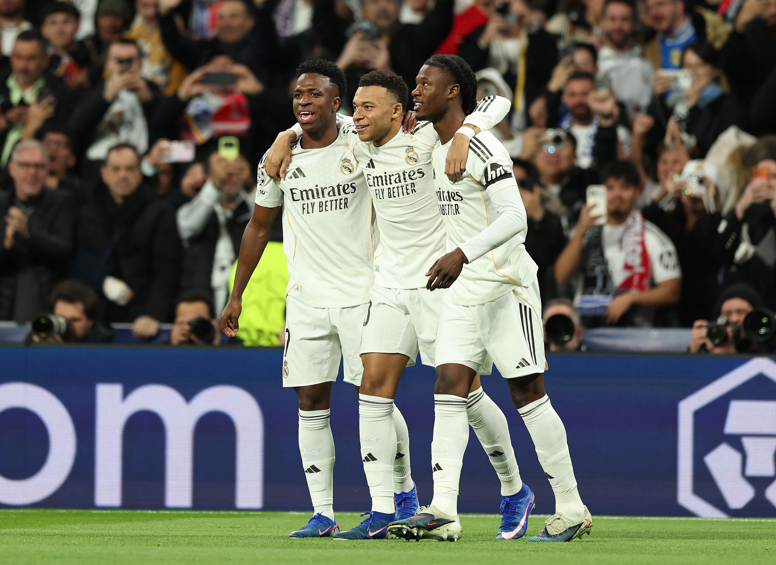 Großer Real-Madrid-Jubel gegen Monaco. 