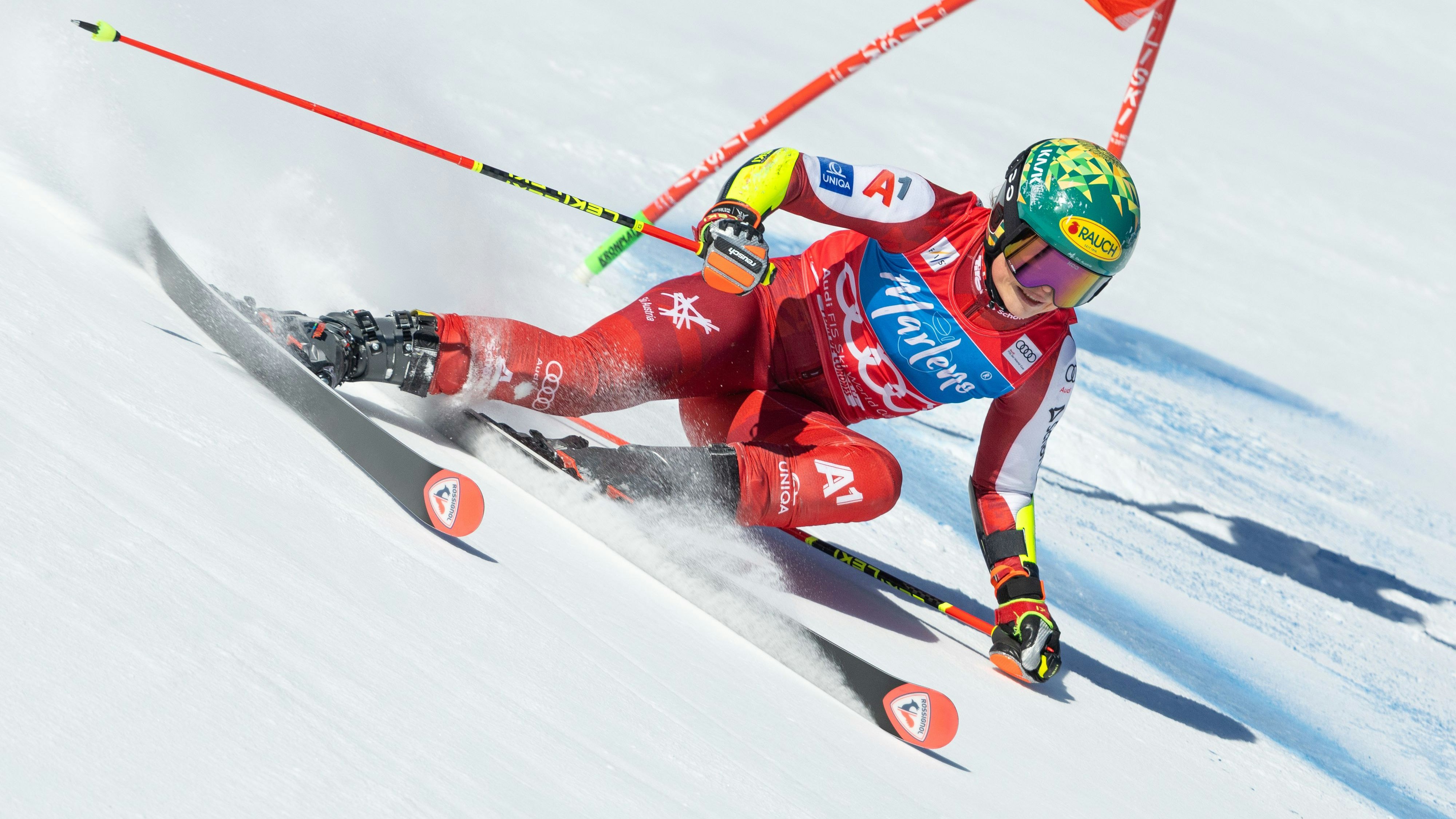 KRONPLATZ,ITALY,20.JAN.26 - ALPINE SKIING - FIS World Cup, giant slalom, ladies. Image shows Julia Scheib (AUT). Photo: GEPA pictures/ Harald Steiner