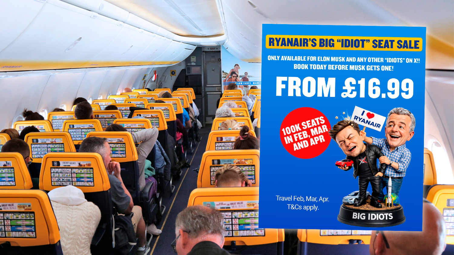 Heute.at - 100.000 Flüge um 17 € – Ryanair startet Idioten-Sale