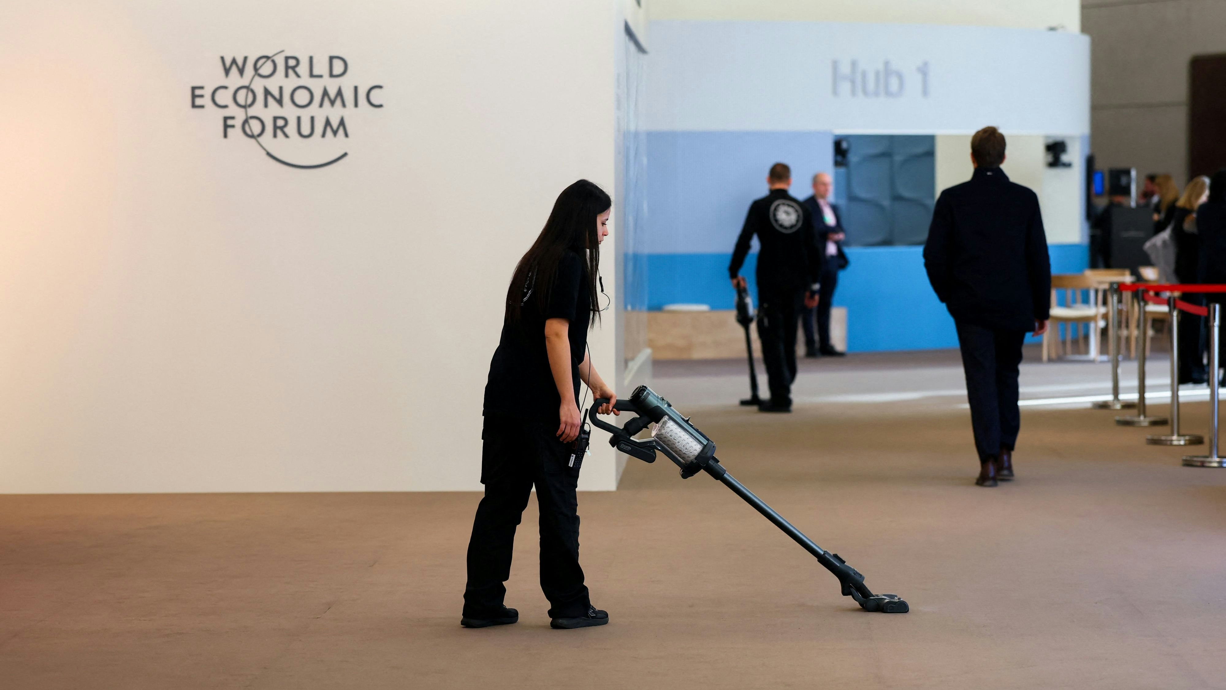 Für Trump putzte sich Davos heraus