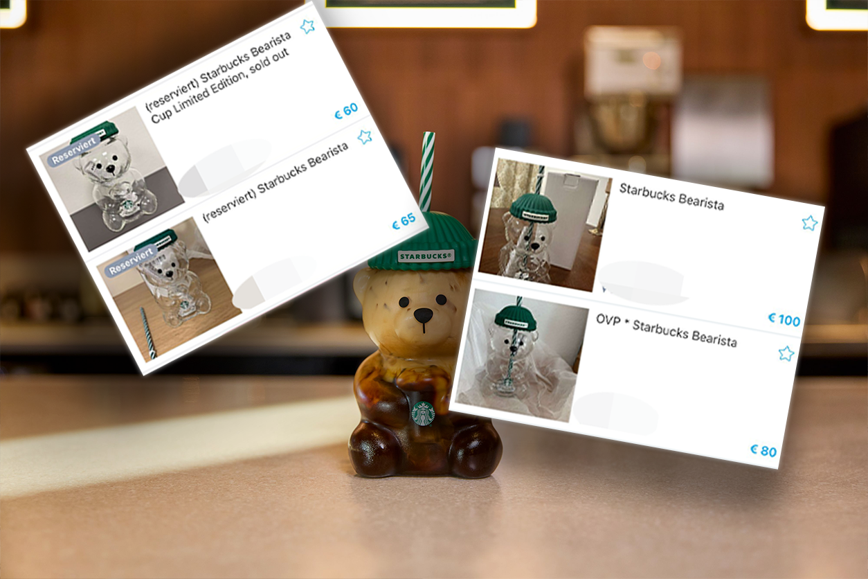 Am Dienstag wurde der Bearista-Cup auf willhaben zu Hammer-Preisen angeboten.