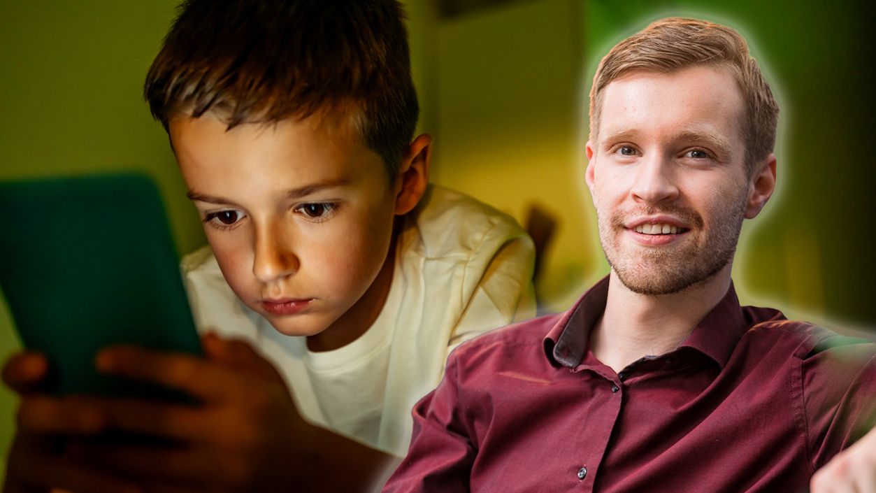 Der Psychologe und Medienexperte Florian Buschmann weiß, wie man Kinder vom Bildschirm wegbekommt.