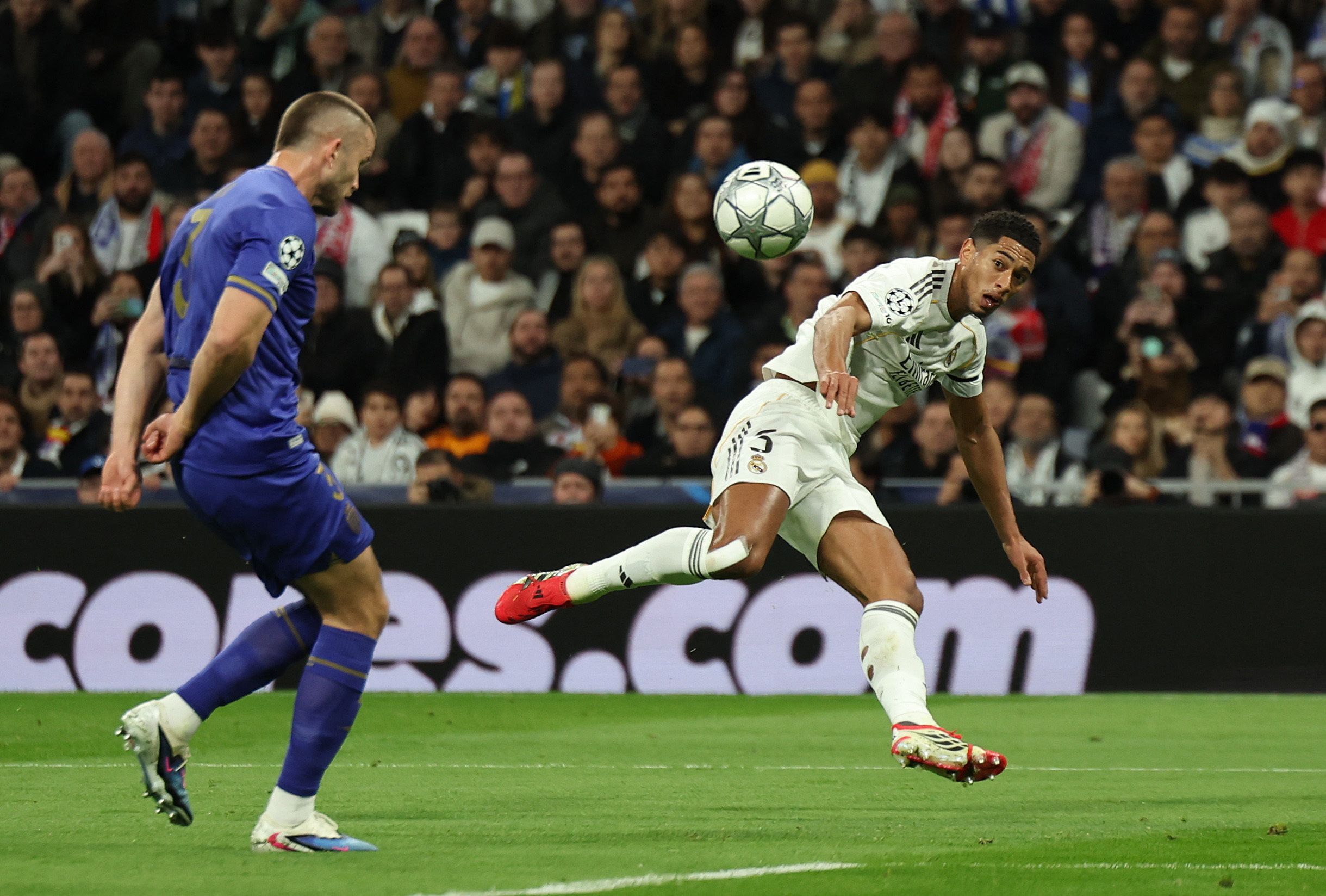 Real Madrid im Champions-League-Duell mit AS Monaco. 