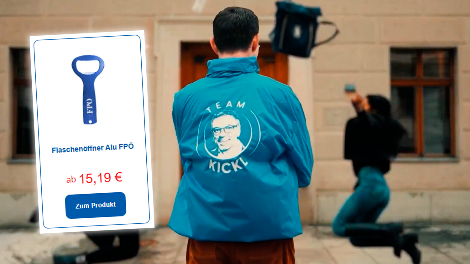 Der Alu-Flaschenöffner kostet mehr als ein T-Shirt. 