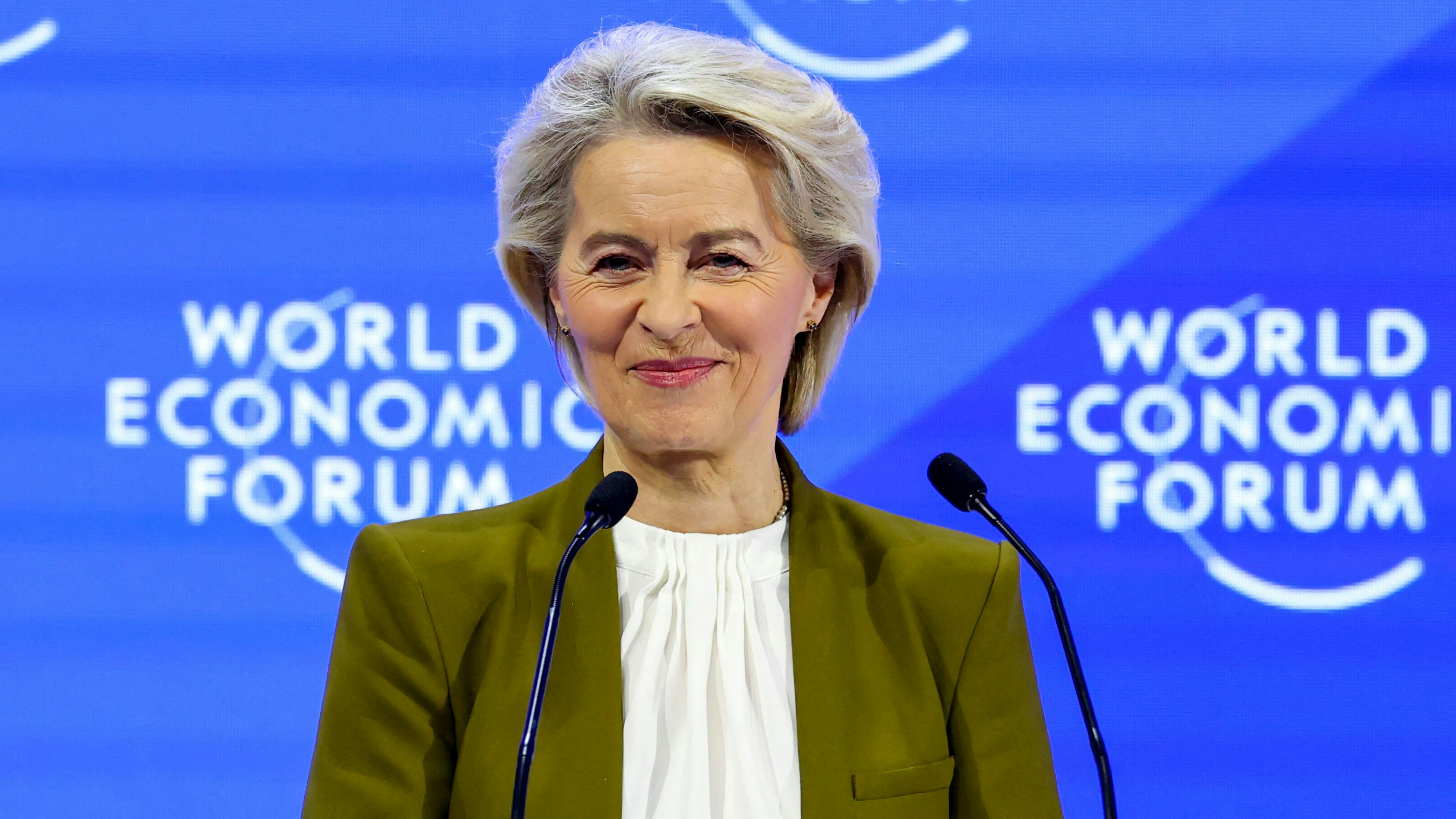 Kommissionspräsidentin Ursula von der Leyen forderte auf dem Weltwirtschaftsforum in Davos ein "unabhängiges Europa"