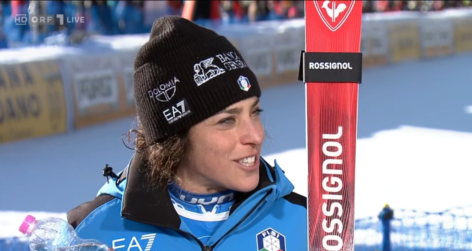 Federica Brignone ist zurück nach ihrer schweren Verletzung.